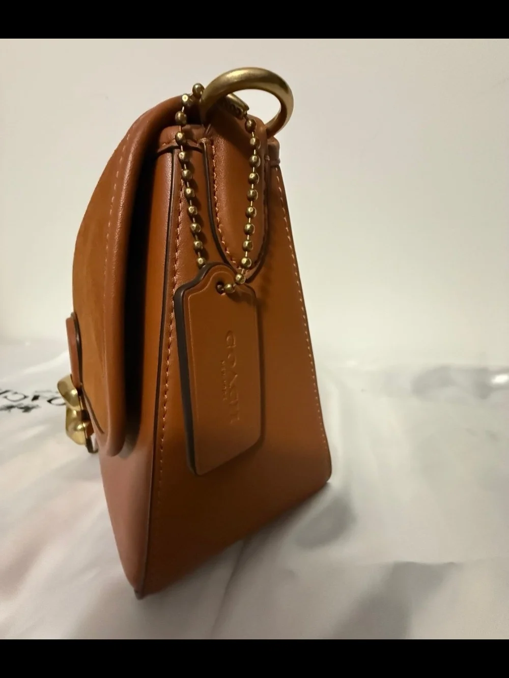 Coach Tabby Shoulder Bag in Saddle Brown